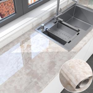 120cm Wide Countertop Wallpaper Waterproof Marble Removable Wallpaper