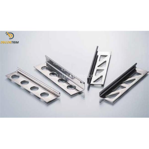Mirror Stainless Steel Tile Edging Strip L Shape SS201 SS304 Material