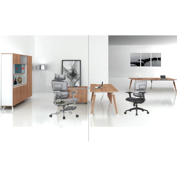 Guangdong Office Furniture Full Mesh Ergonomic Chair with Adjustable Height and Footrest