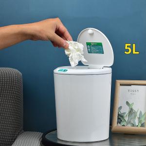 Smart Sensor Automatic Kitchen Plastic Garbage Waste Bins With Sensor Trash Bin