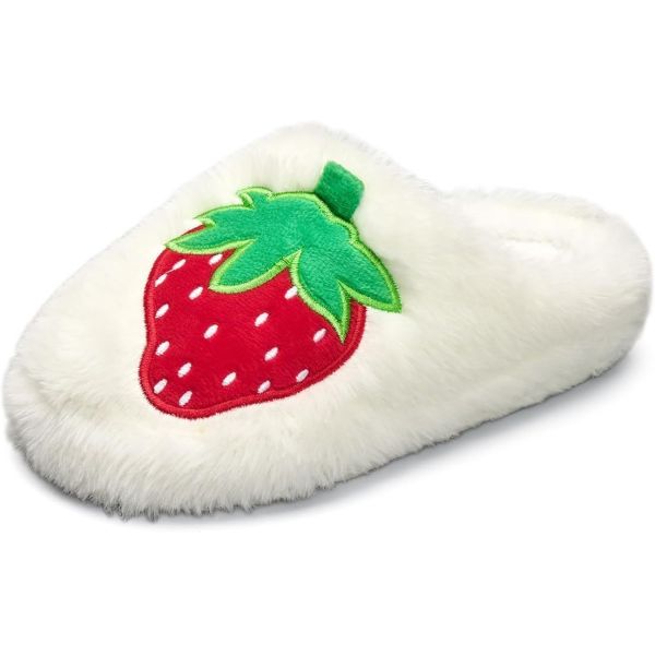 High-Density Memory Foam Kids Indoor Slippers with Breathable Faux Fur Lining and Odor Prevention