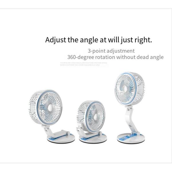 Compact and Powerful Our 1500mAh Battery Foldable Fan for Air Circulation on the Go