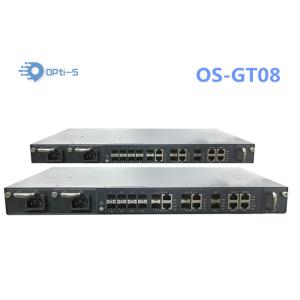 GPON cassette OLT 8 port OLT pizzabox 1RU 10GE uplink 2.5G download zte huawei