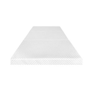 Knitted Fabric Tri Fold Memory Foam Topper With Waterproof Lining