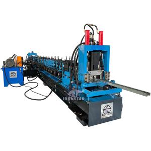 Quality 80-300mm automatic size changeable C purlin making machine for Ecuador for sale
