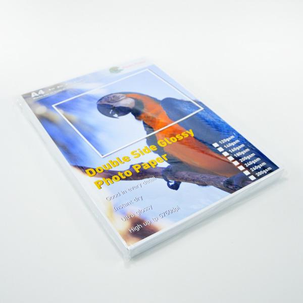 Buy Double Sided A4 8.5x11 Cast Coated Photo Paper at wholesale prices