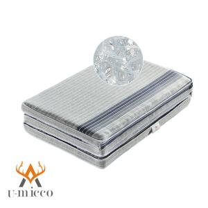 Breathable Mesh Sides Airfiber Tri-Fold Mattress Non-Slip Bottom