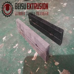 Plastic PVC Pulverizer Miller Rotor Blade With HRC-56-60 Rotary Fixed Knife