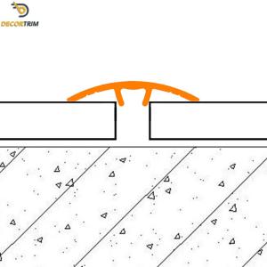 OEM ODM Wooden Floor Transition Strip , Door Threshold Profile 29.2mm
