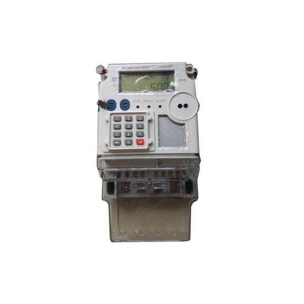 Keypad Smart Prepaid Electricity Meters , Single Phase Two Wire Multifunction
