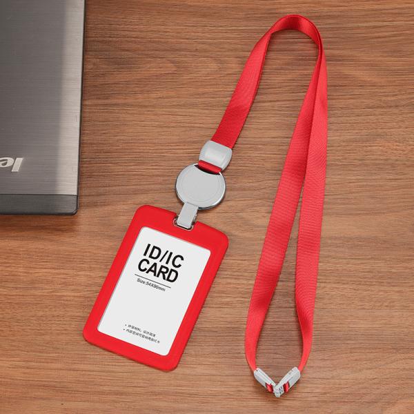 Office School ID Credit Cards Proximity Key Tastless Green ID Card Holder Protector Pouch