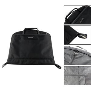 Foldable Business Garment Suit Cover Black Polyester Garment Bag Personalized