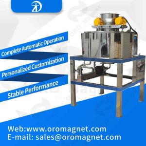 Dried Powder Electromagnetic Magnetic Separation Equipment Iron Remover quartz