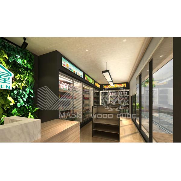 Sandwich Panel Structure Prefab Mini House , Custom Layout Modern Prefab Tiny