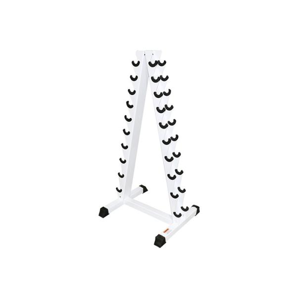 Q235 Commercial Fitness Accessories Steel Tube Ten Pairs Vertical Stand Dumbbell