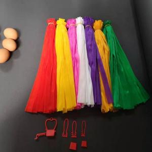 China LDPE Plastic Mesh Bags For Eggs Fruit Vegetable Packing on sale