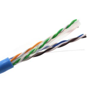 Customized Ethernet 23AWG 305m Copper CCA Conductor UTP Lan Cable Cat6 For