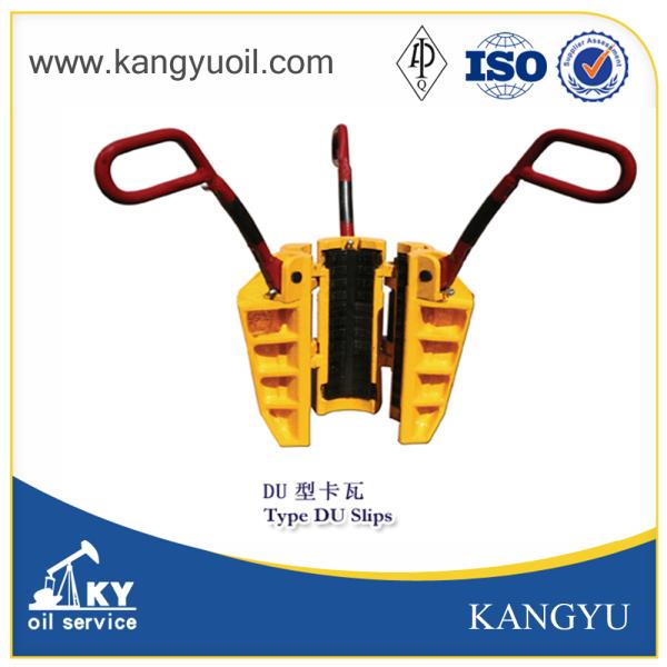 Oilfield wellhead tools Type DU 3 1/2" Slips accommodate drill pipe
