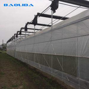Plastic Shed Multi Span Greenhouse / Agricultural Polythene Grow Tunnel