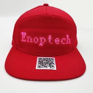 China Men / Women LED Light Up Baseball Cap , DC 1.5V Custom Light Up Hats on sale