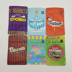 Resealable Custom Food Packaging Bags 250g Reusable ziplockk Bags SGS