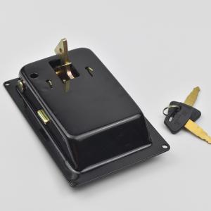 Black Paddle Latch Lock