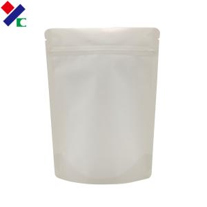 White 200 Micron Biodegradable Packaging Bags For Nuts Cereal