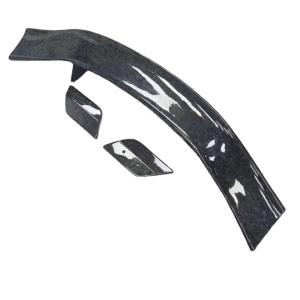 China Bright Black Aston Martin Body Kit DBX MSY Style Carbon Fiber Spoiler Wing on sale