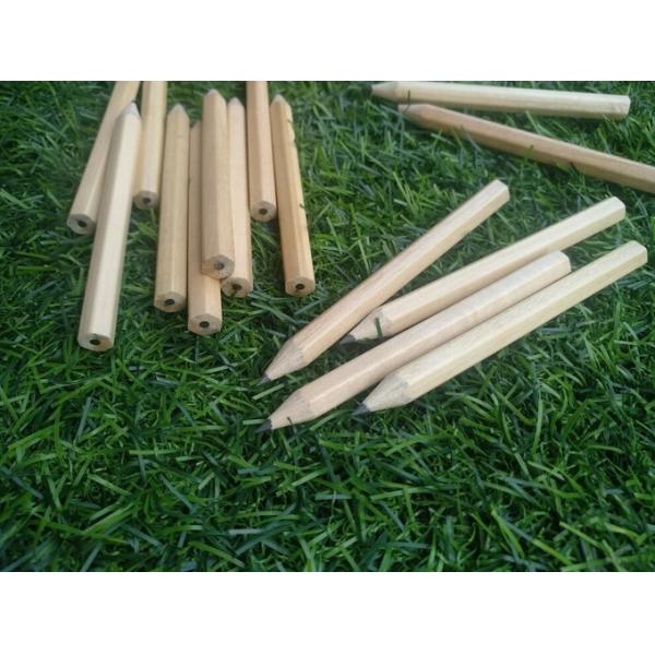 hexagon golf pencil , Hexagonal golf pencil , golf pencil , wooden pencil eraser , wood golf pencil