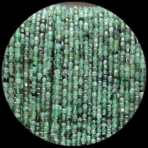 Customizable Cube Square Gemstone Beads Gold Rutilated Quartz Prehnite Loose