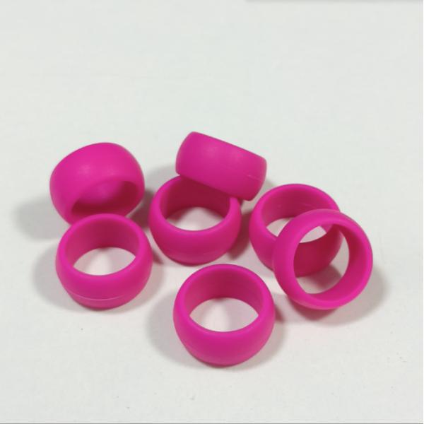 18mm Silicone Wedding Ring Suitable for Men and Women Colorful Design Food Grade Material