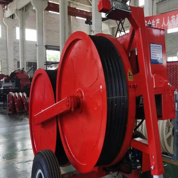 4Ton Hydraulic Tensioner With Reverse Overhead Line Stringing Machine