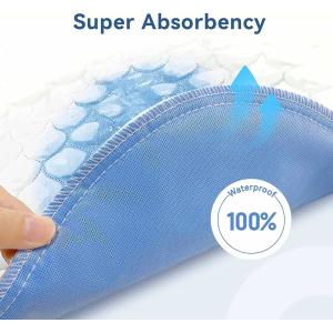 Reusable Incontinence Protection with Plain Woven Microfiber Washable Adult Bed