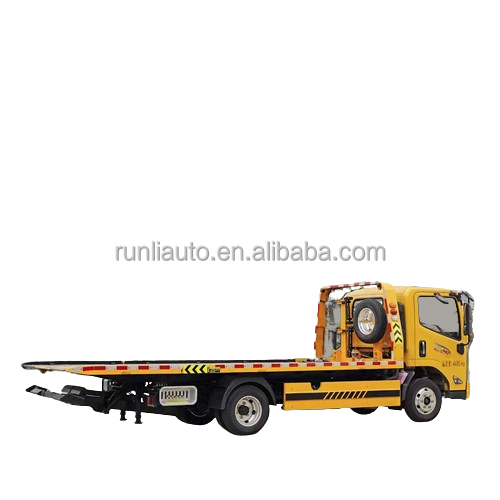 Factory JMC 5 Ton Towing Truck Flat Bed Truck Rollback Tow Truck Wrecker