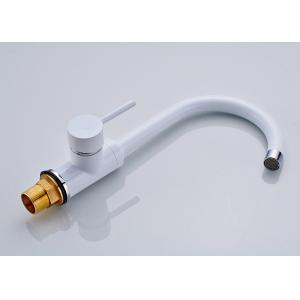 ROVATE Saving Water White Painting Kitchen Sink Mixer UPC Standard