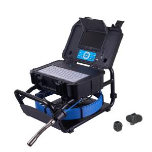 SD Card Recording 30m Cable Self Leveling Sewer Camera With 512HZ Sonde