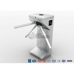 Quality Semi - Automatic Vertical Tripod Turnstile Entrance For Security System for sale