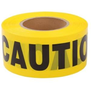 Caution Warning DANGER Tape Caution Tape Roll 3-Inch Non-Adhesive Sharp Red