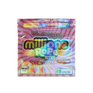 Durable 3 Side Seal Bag Recyclable For Candies Packaging