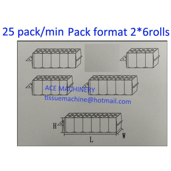 12 Roll / Pack 380V Horizontal Toilet Paper Roll Packing Machine