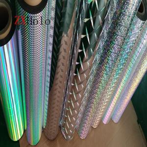 Custom Seamless Holographic Lamination Film Roll For Paper Board