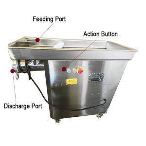 Industrial Stainless Steel 304 Meat Grinder 4KW 1000-3000kg/h