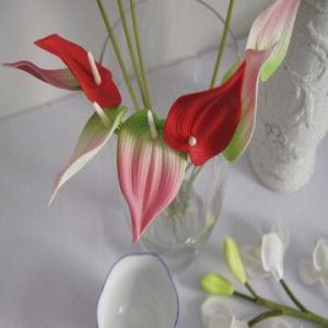 Real Touch PU Small Anthurium, 31cm Total Height