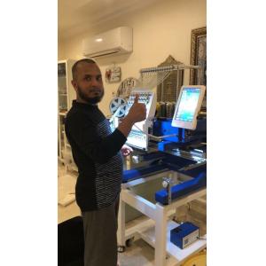 New type single head 15 needles 450*650mm DAHAO A15 touch screen computerized