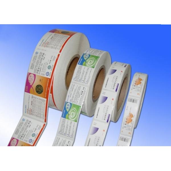 Heat Sensitive Adhesive Paper Stickers , Adhesive Label Paper For Protective