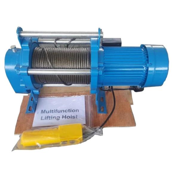 Buy 500kg 1t 2t Small Construction Electric Wire Rope Winch at wholesale prices