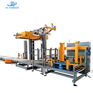 Gantry Palletizing System for Cardboard Boxes and Crates with Robotics Teaching