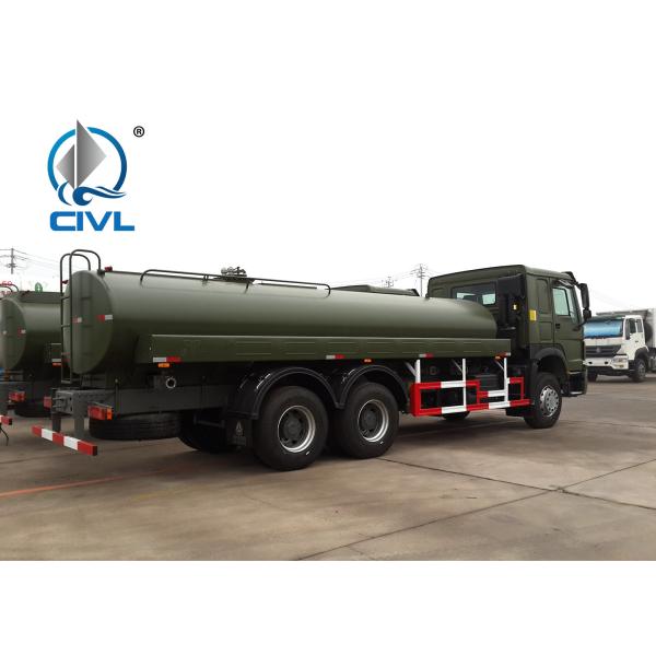 HOWO 20000 liter 9.726L Engine Capacity Liquid Tanker Truck 6x4 , Oil Tank Petrol Gasoline Truck