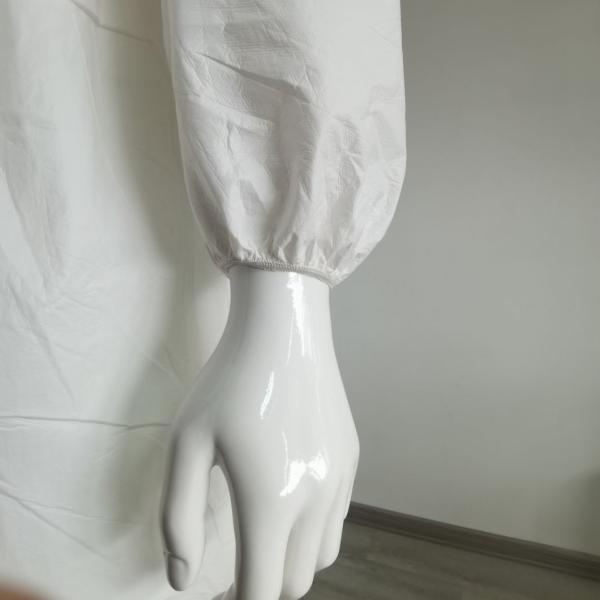 Disposable White Microporous 56GSM Tyvek 500 PPE Suit Safety Coveralls for Chile Market