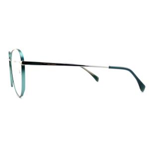FM2582 Lightweight Round Metal Glasses Frame , Customized Optical Spectacle